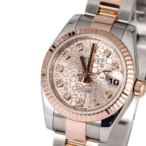 rolex rose gold and silver watch|vintage rose gold Rolex watches.